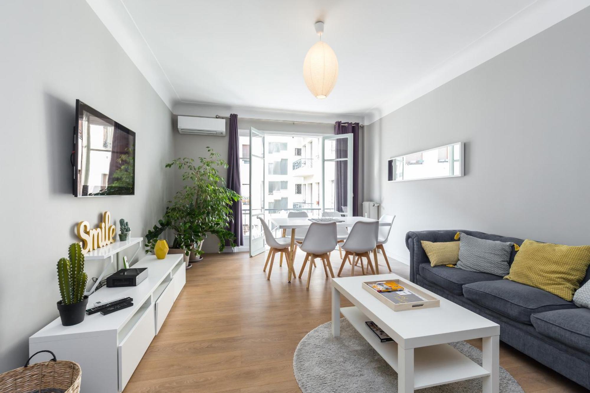 Ultra Central Large 2 Bdr Near Massena Square نيس المظهر الخارجي الصورة